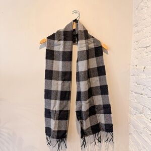 Checkered Cashmere Scarf